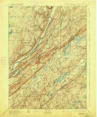 Wallpack Pennsylvania Historical topographic map, 1:62500 scale, 15 X 15 Minute, Year 1893