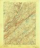 Wallpack Pennsylvania Historical topographic map, 1:62500 scale, 15 X 15 Minute, Year 1893
