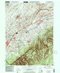 Walnut Bottom Pennsylvania Historical topographic map, 1:24000 scale, 7.5 X 7.5 Minute, Year 1999