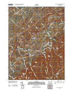 Walnut Bottom Pennsylvania Historical topographic map, 1:24000 scale, 7.5 X 7.5 Minute, Year 2010