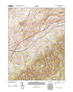 Walnut Bottom Pennsylvania Historical topographic map, 1:24000 scale, 7.5 X 7.5 Minute, Year 2013