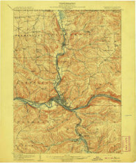 Warren Pennsylvania Historical topographic map, 1:62500 scale, 15 X 15 Minute, Year 1908
