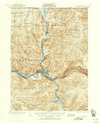 Warren Pennsylvania Historical topographic map, 1:62500 scale, 15 X 15 Minute, Year 1906
