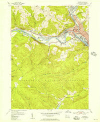 Warren Pennsylvania Historical topographic map, 1:24000 scale, 7.5 X 7.5 Minute, Year 1954