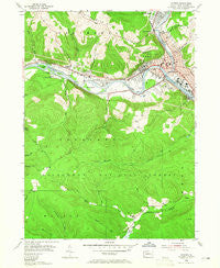 Warren Pennsylvania Historical topographic map, 1:24000 scale, 7.5 X 7.5 Minute, Year 1954
