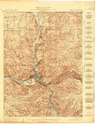 Warren Pennsylvania Historical topographic map, 1:62500 scale, 15 X 15 Minute, Year 1907
