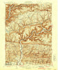 Warrensville Pennsylvania Historical topographic map, 1:62500 scale, 15 X 15 Minute, Year 1934