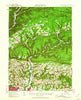 Warrensville Pennsylvania Historical topographic map, 1:62500 scale, 15 X 15 Minute, Year 1953