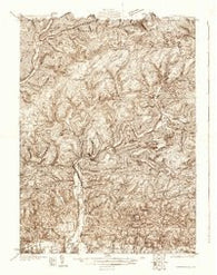 Warrensville Pennsylvania Historical topographic map, 1:48000 scale, 15 X 15 Minute, Year 1930