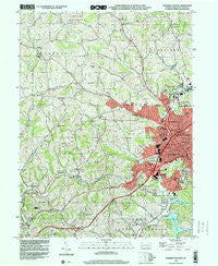 Washington West Pennsylvania Historical topographic map, 1:24000 scale, 7.5 X 7.5 Minute, Year 1993