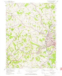 Washington West Pennsylvania Historical topographic map, 1:24000 scale, 7.5 X 7.5 Minute, Year 1954