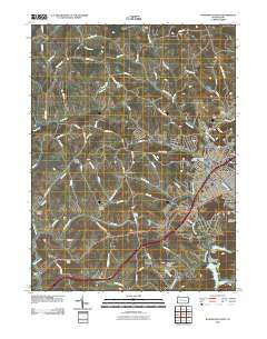Washington West Pennsylvania Historical topographic map, 1:24000 scale, 7.5 X 7.5 Minute, Year 2010