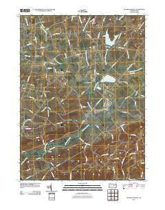 Washingtonville Pennsylvania Historical topographic map, 1:24000 scale, 7.5 X 7.5 Minute, Year 2010