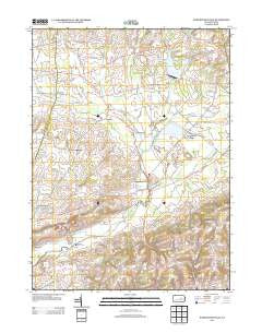 Washingtonville Pennsylvania Historical topographic map, 1:24000 scale, 7.5 X 7.5 Minute, Year 2013