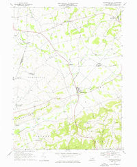 Washingtonville Pennsylvania Historical topographic map, 1:24000 scale, 7.5 X 7.5 Minute, Year 1969