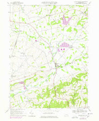 Washingtonville Pennsylvania Historical topographic map, 1:24000 scale, 7.5 X 7.5 Minute, Year 1969