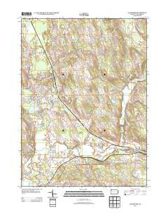 Waterford Pennsylvania Historical topographic map, 1:24000 scale, 7.5 X 7.5 Minute, Year 2013
