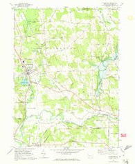 Waterford Pennsylvania Historical topographic map, 1:24000 scale, 7.5 X 7.5 Minute, Year 1967