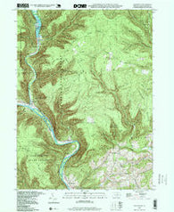 Waterville Pennsylvania Historical topographic map, 1:24000 scale, 7.5 X 7.5 Minute, Year 1994