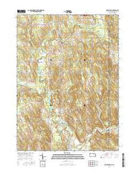 Wattsburg Pennsylvania Current topographic map, 1:24000 scale, 7.5 X 7.5 Minute, Year 2016