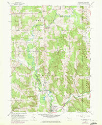 Wattsburg Pennsylvania Historical topographic map, 1:24000 scale, 7.5 X 7.5 Minute, Year 1960