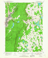 Waymart Pennsylvania Historical topographic map, 1:24000 scale, 7.5 X 7.5 Minute, Year 1946