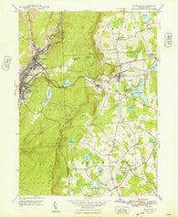 Waymart Pennsylvania Historical topographic map, 1:24000 scale, 7.5 X 7.5 Minute, Year 1948