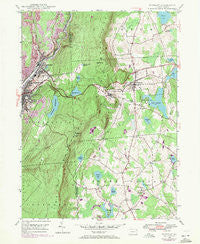 Waymart Pennsylvania Historical topographic map, 1:24000 scale, 7.5 X 7.5 Minute, Year 1946