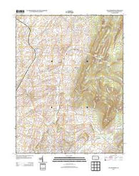 Waynesboro Pennsylvania Historical topographic map, 1:24000 scale, 7.5 X 7.5 Minute, Year 2013