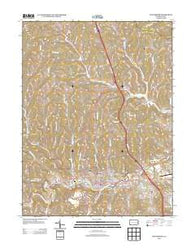 Waynesburg Pennsylvania Historical topographic map, 1:24000 scale, 7.5 X 7.5 Minute, Year 2013