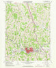 Waynesburg Pennsylvania Historical topographic map, 1:24000 scale, 7.5 X 7.5 Minute, Year 1961