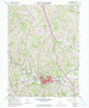 Waynesburg Pennsylvania Historical topographic map, 1:24000 scale, 7.5 X 7.5 Minute, Year 1961