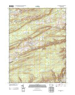 Weatherly Pennsylvania Historical topographic map, 1:24000 scale, 7.5 X 7.5 Minute, Year 2013