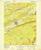 Weatherly Pennsylvania Historical topographic map, 1:24000 scale, 7.5 X 7.5 Minute, Year 1950