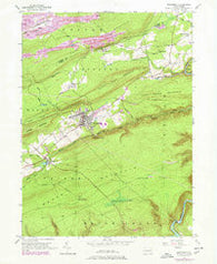 Weatherly Pennsylvania Historical topographic map, 1:24000 scale, 7.5 X 7.5 Minute, Year 1948