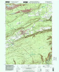 Weatherly Pennsylvania Historical topographic map, 1:24000 scale, 7.5 X 7.5 Minute, Year 1999