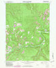 Weedville Pennsylvania Historical topographic map, 1:24000 scale, 7.5 X 7.5 Minute, Year 1970