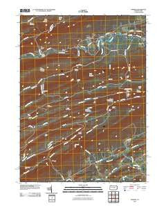 Weikert Pennsylvania Historical topographic map, 1:24000 scale, 7.5 X 7.5 Minute, Year 2010