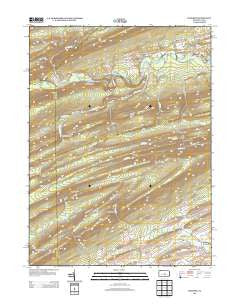 Weikert Pennsylvania Historical topographic map, 1:24000 scale, 7.5 X 7.5 Minute, Year 2013