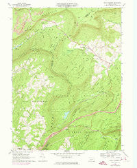 Wells Tannery Pennsylvania Historical topographic map, 1:24000 scale, 7.5 X 7.5 Minute, Year 1968