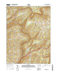 Wells Tannery Pennsylvania Current topographic map, 1:24000 scale, 7.5 X 7.5 Minute, Year 2016