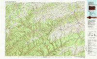 Wellsboro Pennsylvania Historical topographic map, 1:100000 scale, 30 X 60 Minute, Year 1981