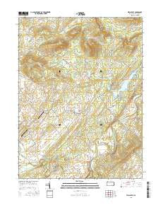 Wellsville Pennsylvania Current topographic map, 1:24000 scale, 7.5 X 7.5 Minute, Year 2016