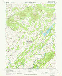 Wellsville Pennsylvania Historical topographic map, 1:24000 scale, 7.5 X 7.5 Minute, Year 1963