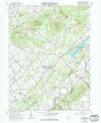 Wellsville Pennsylvania Historical topographic map, 1:24000 scale, 7.5 X 7.5 Minute, Year 1963