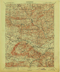 Wernersville Pennsylvania Historical topographic map, 1:62500 scale, 15 X 15 Minute, Year 1902