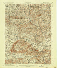 Wernersville Pennsylvania Historical topographic map, 1:62500 scale, 15 X 15 Minute, Year 1902