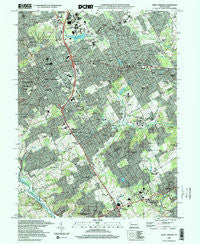 West Chester Pennsylvania Historical topographic map, 1:24000 scale, 7.5 X 7.5 Minute, Year 1997