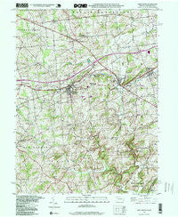 West Grove Pennsylvania Historical topographic map, 1:24000 scale, 7.5 X 7.5 Minute, Year 1997