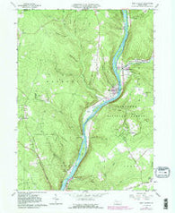 West Hickory Pennsylvania Historical topographic map, 1:24000 scale, 7.5 X 7.5 Minute, Year 1966